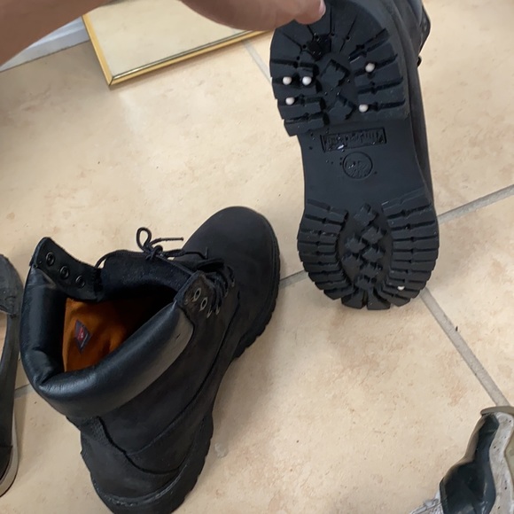 Pre new worn 3 times / real leather inside / - Picture 4 of 8